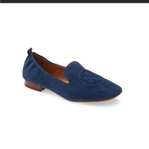 NWB Tory Burch® Leigh Elastic Navy Loafer